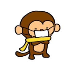 Year of the monkey sticker #9291478