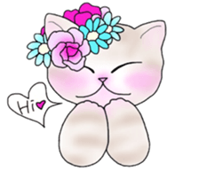 kawaii meow sticker #9291480