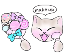kawaii meow sticker #9291490