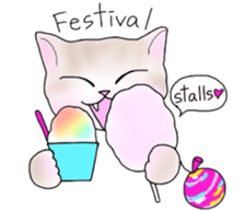 kawaii meow sticker #9291497