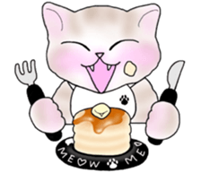 kawaii meow sticker #9291502