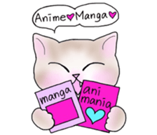 kawaii meow sticker #9291509