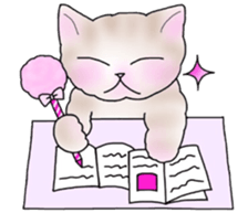 kawaii meow sticker #9291514