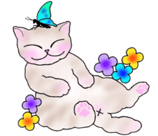 kawaii meow sticker #9291517