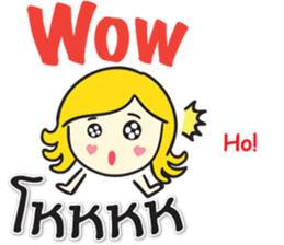 KANOMCHAN Thai&English Comunication sticker #9291544