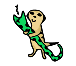 Meerkat Runa sticker #9291817