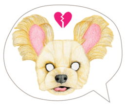 Yorkie Sticker 3  ! sticker #9291946