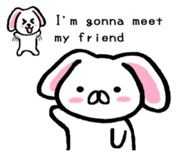 break of conversation rabbit TAREMIN! sticker #9292248