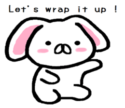 break of conversation rabbit TAREMIN! sticker #9292259