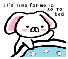 break of conversation rabbit TAREMIN! sticker #9292272