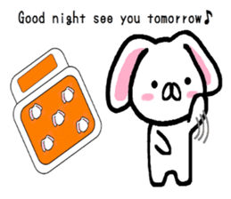 break of conversation rabbit TAREMIN! sticker #9292274