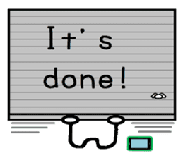 break of conversation rabbit TAREMIN! sticker #9292277