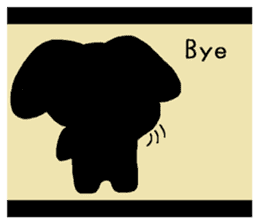 break of conversation rabbit TAREMIN! sticker #9292278