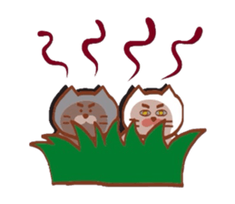 Nyankotachinoatsuinemuri 3 sticker #9292500