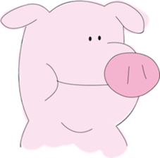 Lovely Pigs sticker sticker #9292842