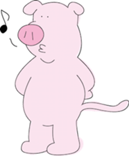 Lovely Pigs sticker sticker #9292844