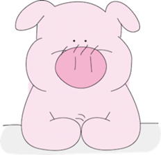 Lovely Pigs sticker sticker #9292846