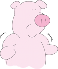 Lovely Pigs sticker sticker #9292848