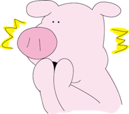 Lovely Pigs sticker sticker #9292851