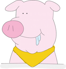 Lovely Pigs sticker sticker #9292855