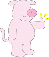 Lovely Pigs sticker sticker #9292856