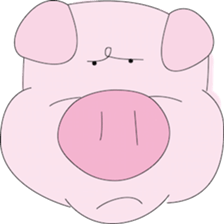 Lovely Pigs sticker sticker #9292859