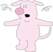 Lovely Pigs sticker sticker #9292866