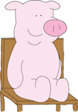 Lovely Pigs sticker sticker #9292873