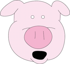 Lovely Pigs sticker sticker #9292878