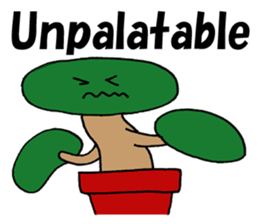 bonsai (English language) sticker #9292943