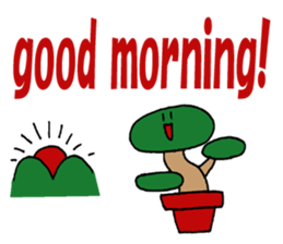 bonsai (English language) sticker #9292944