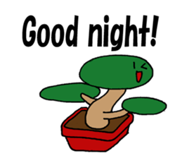 bonsai (English language) sticker #9292951