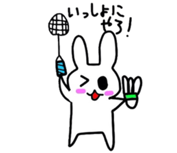 Let's do it together! Badminton! sticker #9293154