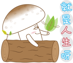 Mushrooms family sticker #9293283
