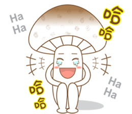 Mushrooms family sticker #9293285
