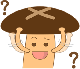 Mushrooms family sticker #9293292