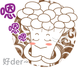 Mushrooms family sticker #9293294