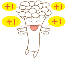 Mushrooms family sticker #9293296