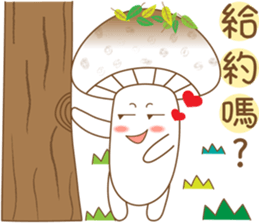 Mushrooms family sticker #9293297