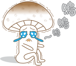 Mushrooms family sticker #9293301