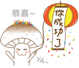 Mushrooms family sticker #9293305