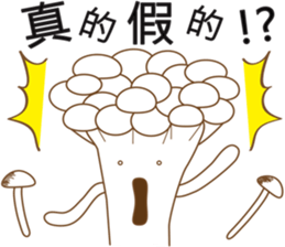 Mushrooms family sticker #9293307