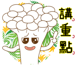 Mushrooms family sticker #9293315