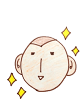 winter monkey sticker #9293560