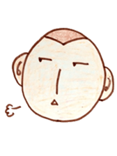 winter monkey sticker #9293563