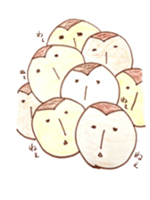 winter monkey sticker #9293591