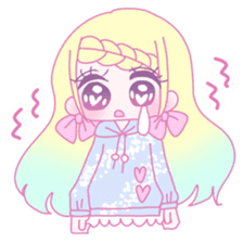 Dreamy KAWAII Girls sticker #9294718
