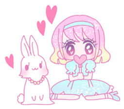 Dreamy KAWAII Girls sticker #9294741