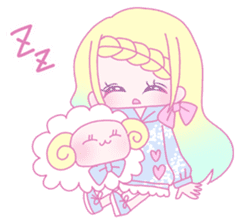 Dreamy KAWAII Girls sticker #9294742