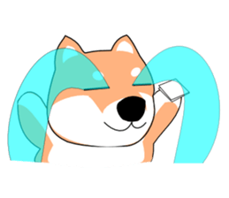 Gabu Gabu Shiba Wanko "Shibahachirou". sticker #9295039